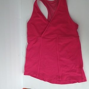 Hot pink Lululemon Tank top
